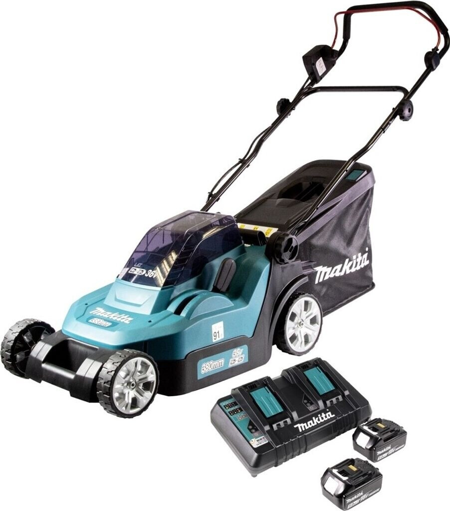 makita-dlm432-pt2-2-x-akku-5-0-ah-und-ladegeraet Makita DLM432 PT2 (2 x Akku 5,0 Ah und Ladegerät) – Bild 1