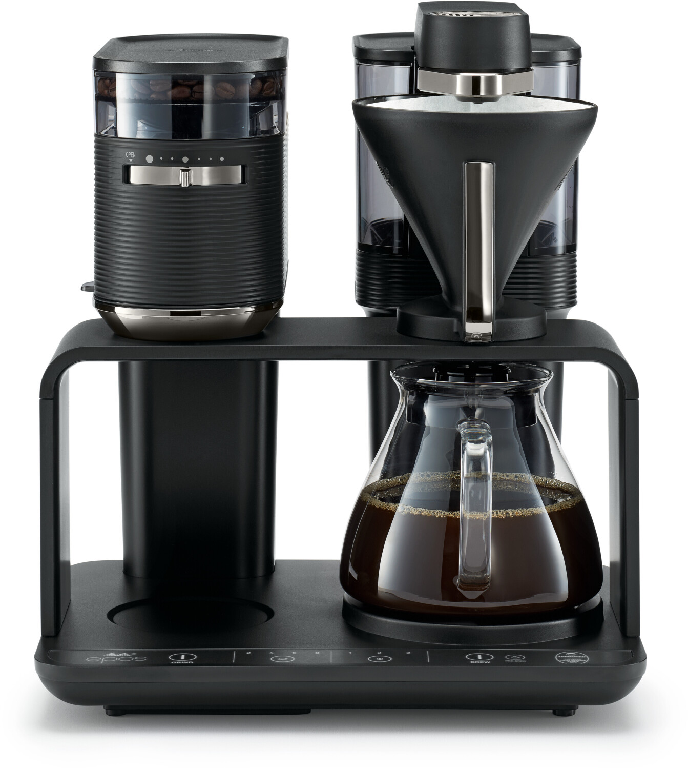 melitta-epos-schwarz-silber Melitta EPOS schwarz/silber – Bild 1